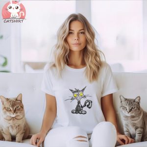 Mangy Cat Halloween T shirt