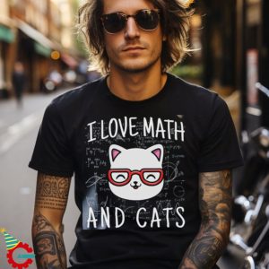 Math and cat lover T shirt, math Teacher shirt, Cat Lover's gift, animal themed shirt, funny graphic shirt women, Math student Shirt