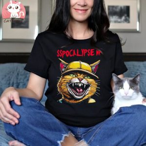 Mean Hissing Cat Hisspocalypse Now T shirt