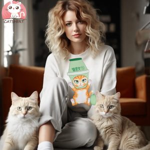 Melon Milk Cat T shirt