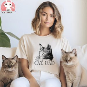 Mens Cat Dad Shirt