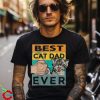 Mens Mens Best Cat Dad Ever Bump Cat Lover Shirt