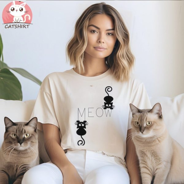 Meow Ca Funny Kitty Cat Mom And Cat Dad Meow Unisex Shirt