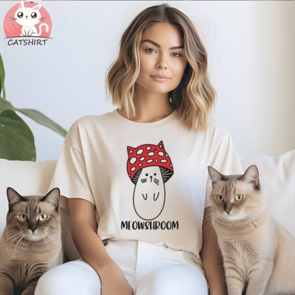 Meowshroom Cat Shirt, Funny Cat Shirt