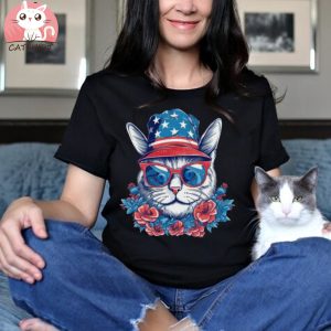 Meowy 4th Of July Shirt