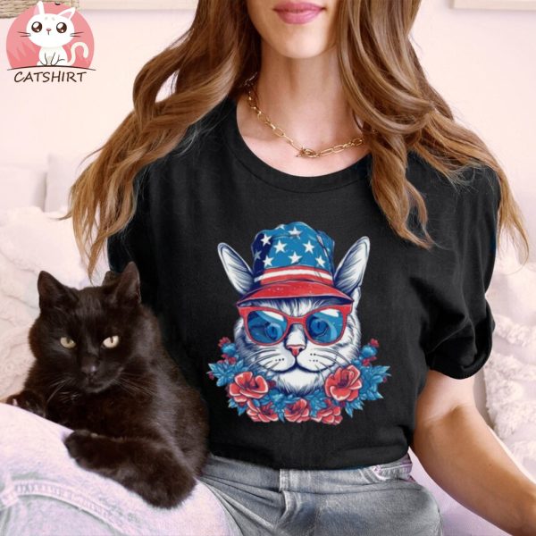 Meowy 4th Of July Shirt