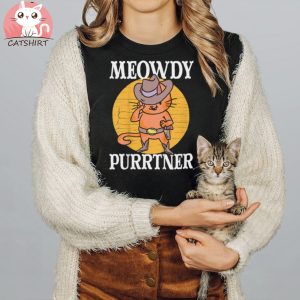 Mewody Purrtner Howdy Partner Cat Shirt