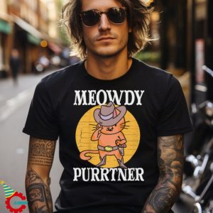 Mewody Purrtner Howdy Partner Cat Shirt