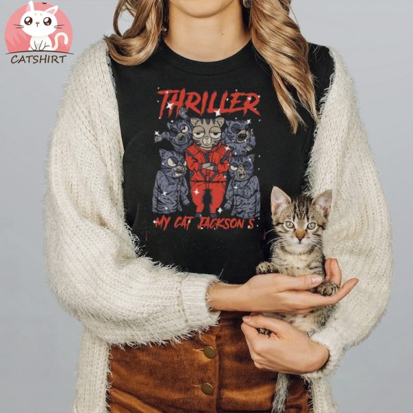 My Cat Michael Jackson Thriller Happy Halloween Beeteeshop Trending Unisex T Shirt