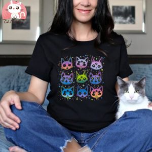 Mythical Kitty Heads T Shirt