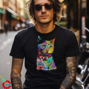 NEON QUEEN CAT T SHIRT