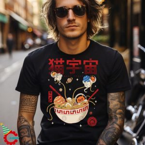 Neko Space Ramen Adventures T Shirt