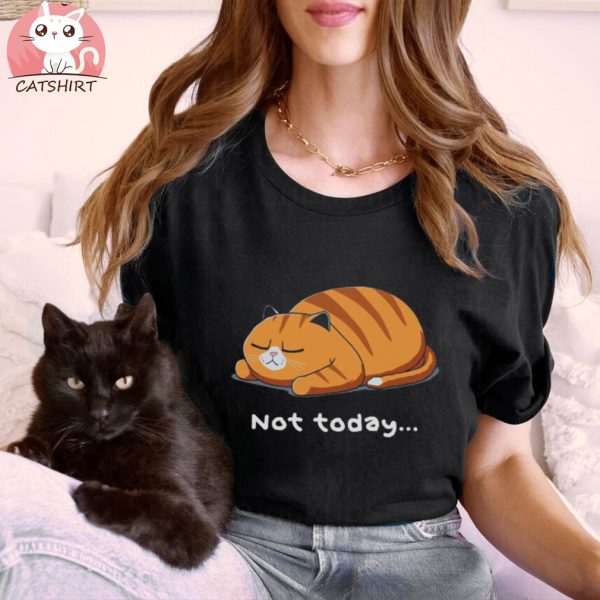 Not Today Ginger Cat Shirt