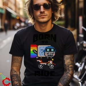 Nyan Cat Born To Ride T Shirt