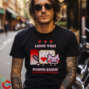 Nyan Cat Love You Purr Ever Womens T Shirt