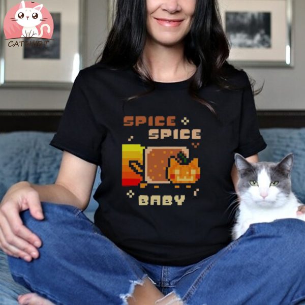 Nyan Cat Spice Spice Baby Womens T Shirt