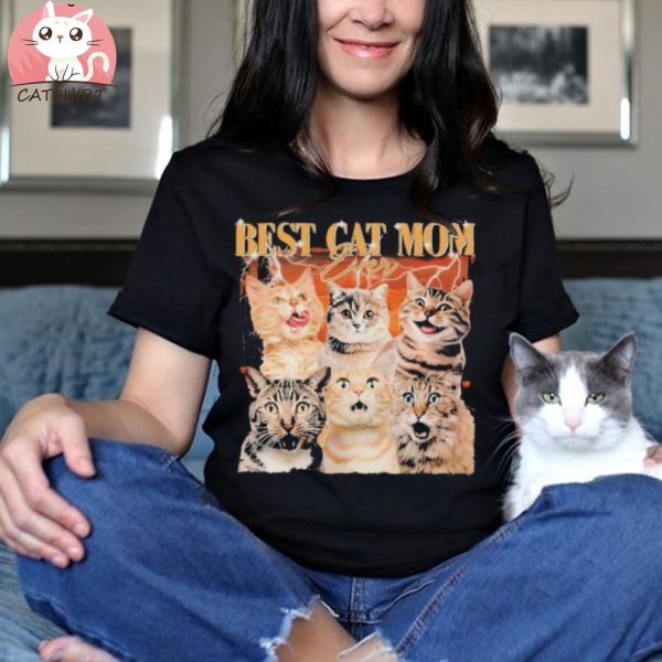 Official Best Cat Mom Ever T shirt