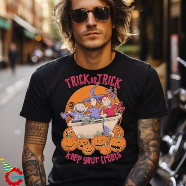 Official Halloween Kids Trick or Treat Keep Your Treats Shirt