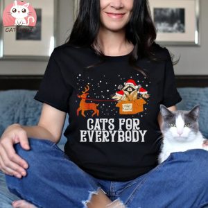 Official cats for everybody Christmas shirt