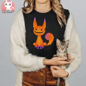 Official pumpkin Lothcat Halloween T shirt