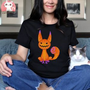 Official pumpkin Lothcat Halloween T shirt