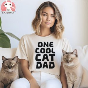 One Cool Cat Dad T Shirts