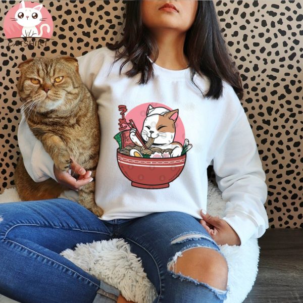 Onsen Cat Ramen T Shirt