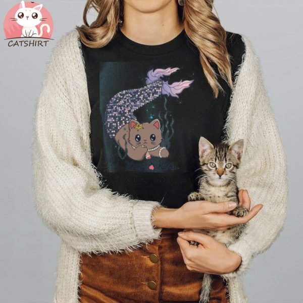 PASTEL MERMAID KITTIE SWEATER SHIRT