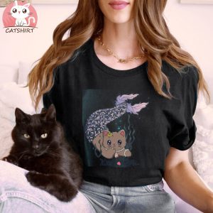 PASTEL MERMAID KITTIE SWEATER SHIRT