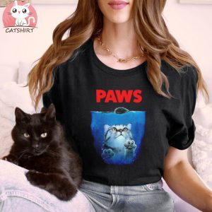 PAWS MEN'S BLACK T SHIRT