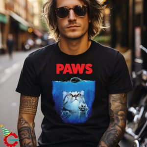 PAWS MEN'S BLACK T SHIRT