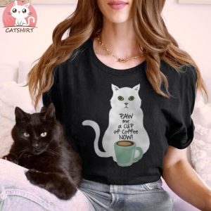 Paw me Coffee Cat Value T Shirt