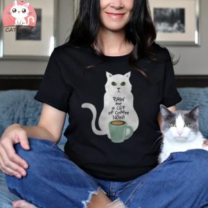 Paw me Coffee Cat Value T Shirt