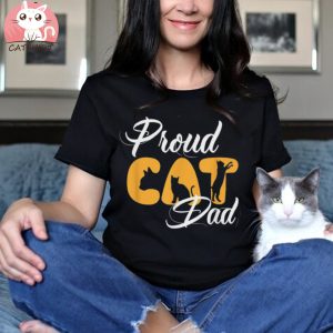 Proud Cat Dad For Proud Fathers Of Cats And Kittens Shirt