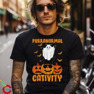 Purranormal Cativity Funny Halloween Shirt