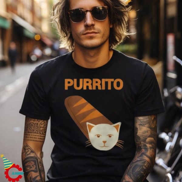 Purrito Cat Novelty cat T shirts