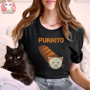 Purrito Cat Novelty cat T shirts