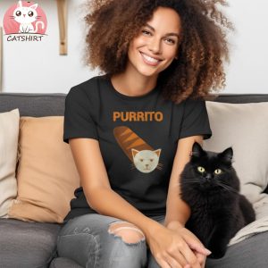 Purrito Cat Novelty cat T shirts