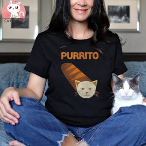 Purrito Cat Novelty cat T shirts