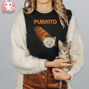 Purrito Cat Novelty cat T shirts