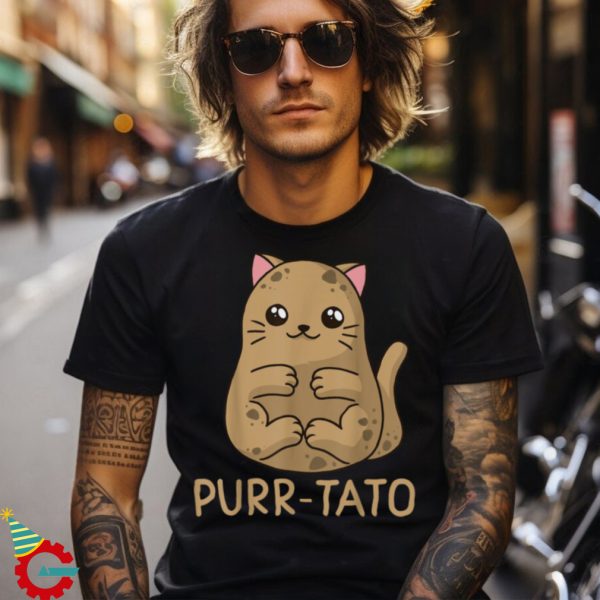 Purrtato Cat Potato Cat Lover Idaho Potatoes Shirt