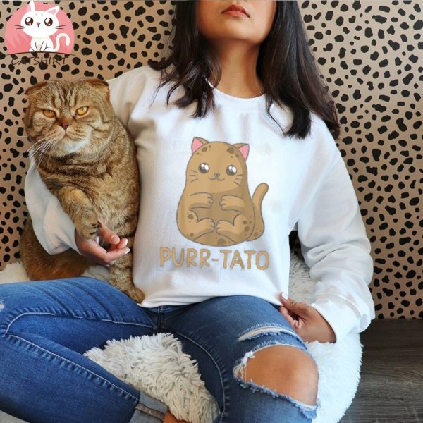 Purrtato Cat Potato Cat Lover Idaho Potatoes Shirt