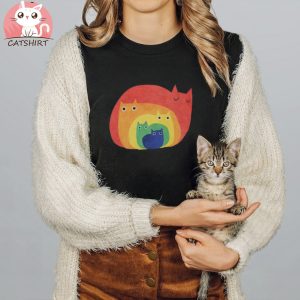 Rainbow Cats Classic T Shirt