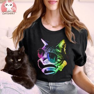 Rainbow Music Cat Essential T Shirt