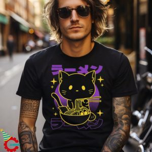 Ramen Cat Japanese Shirt