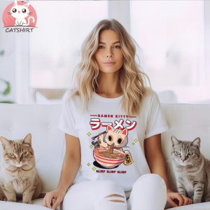 Ramen Noodles Kitty T Shirt