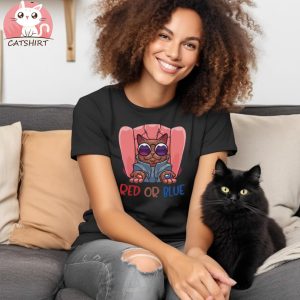 Red Or Blue Funny Matrix Cat Essential T shirt