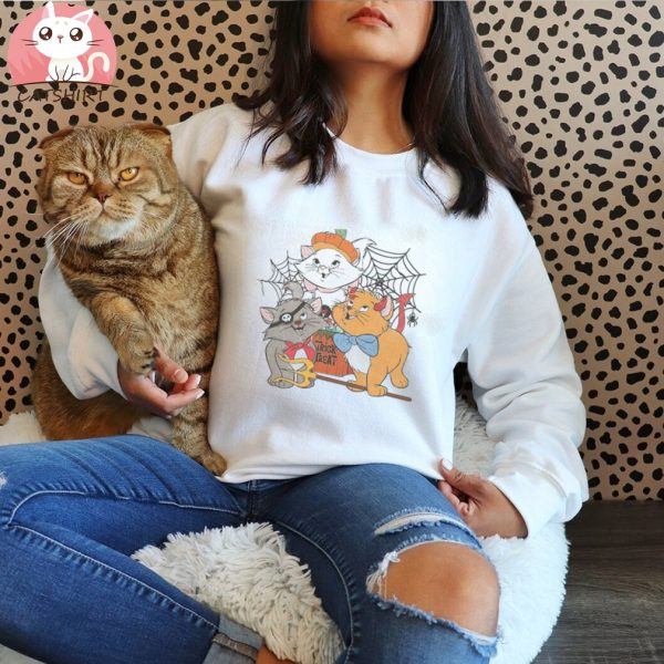 Retro Halloween Aristocats Shirt