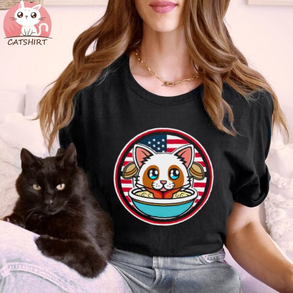 Retro Ramen The Cats Shirts