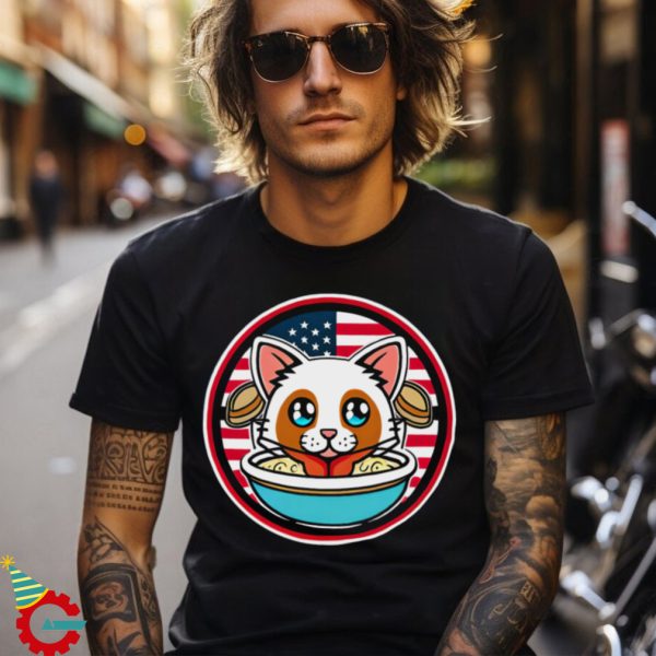 Retro Ramen The Cats Shirts